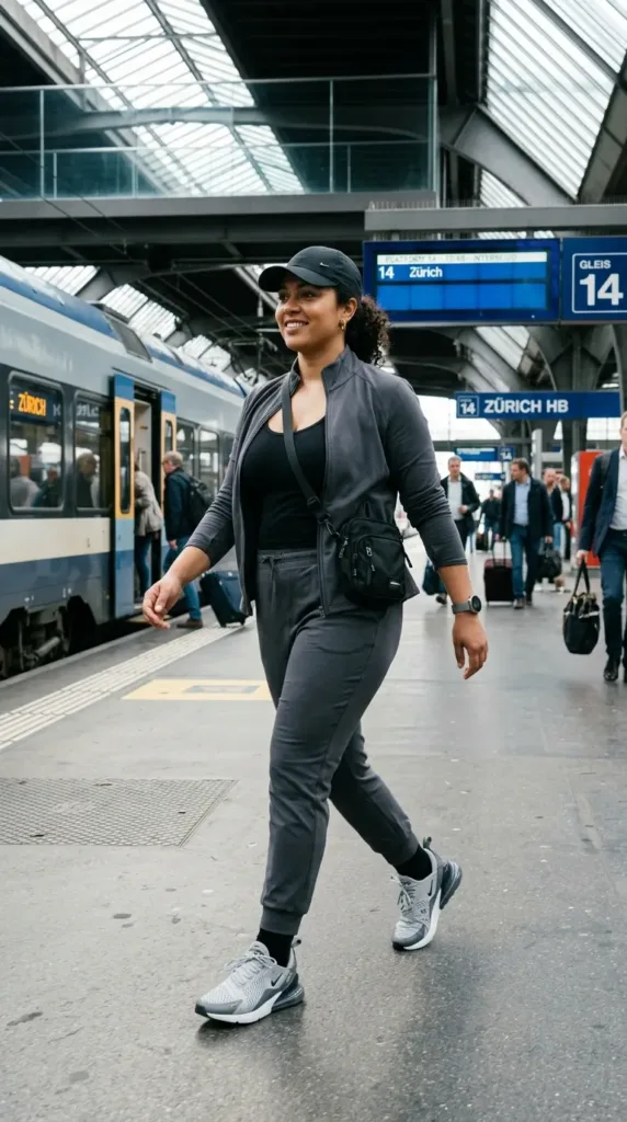 The Train Travel Sporty-Chic Set