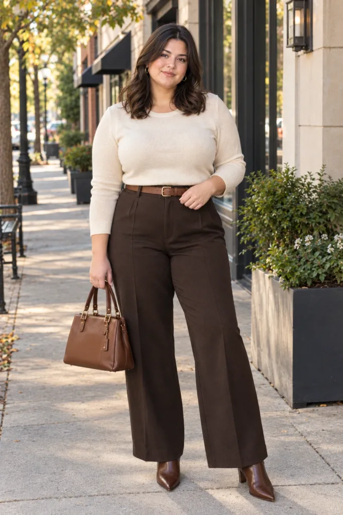 Use Color Blocking to Create a Waistline