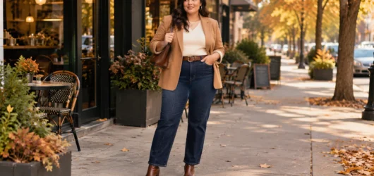 4 Fall Outfits for Curvy Women That Feel Stylish, Comfortable & Easy