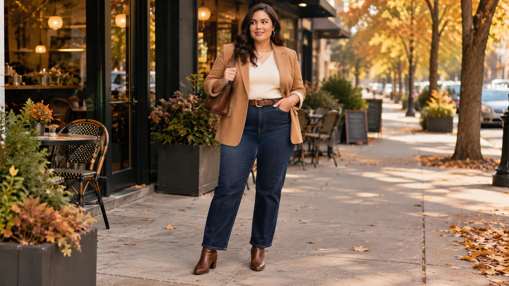 4 Fall Outfits for Curvy Women That Feel Stylish, Comfortable & Easy