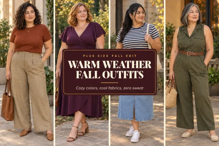 10 Amazing Plus Size Fall Outfits for Warm Weather