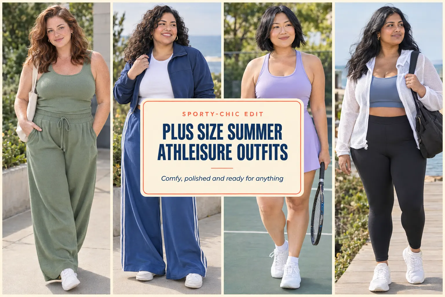 10 Amazing Plus Size Summer Athleisure Outfits Women Will Love