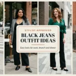 10 Black Jeans Outfit Ideas With Wide-Leg and Suede Trends