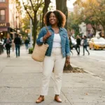 10 Denim Jacket Outfits for Plus-Size Women