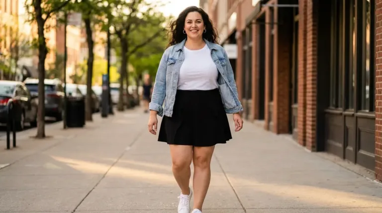 10 Easy Mini Skirt Outfits for Real Curvy Bodies