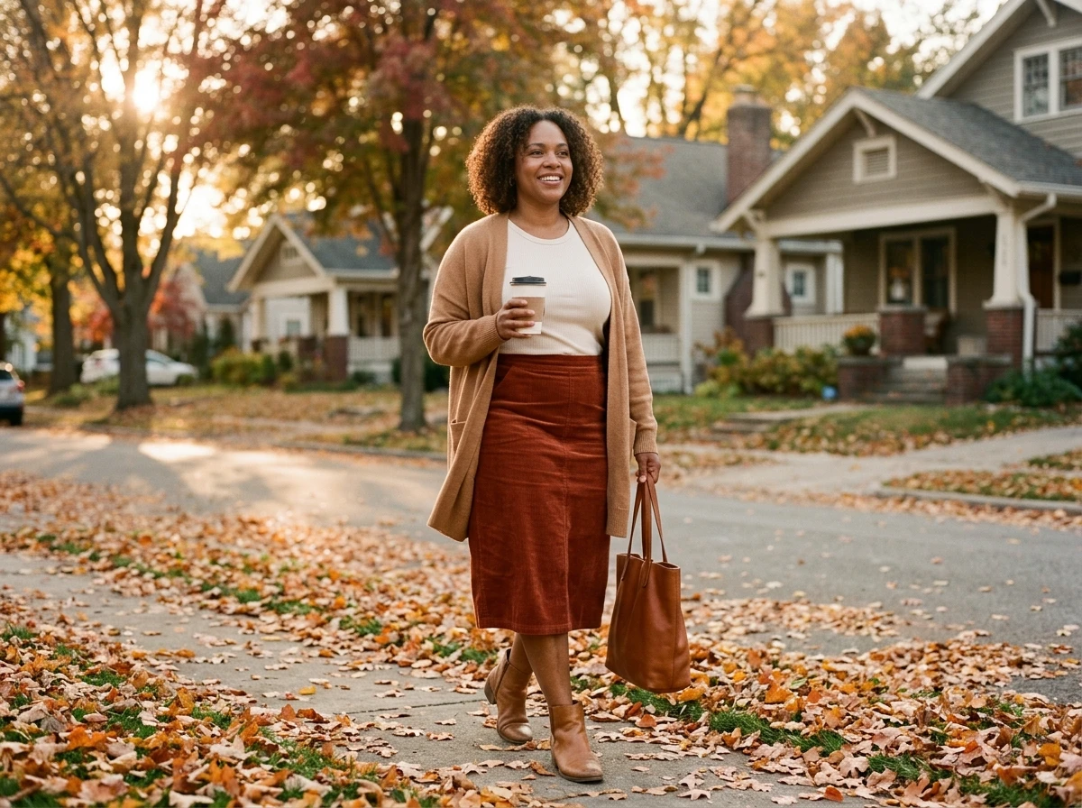 10 Fall Outfits for Apron Belly That Feel Comfortable