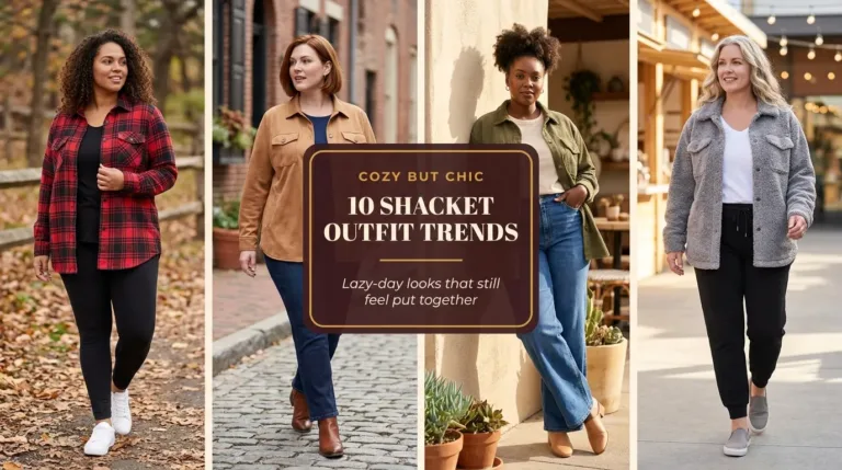 10 Fall Shacket Outfit Ideas for Curvy Women
