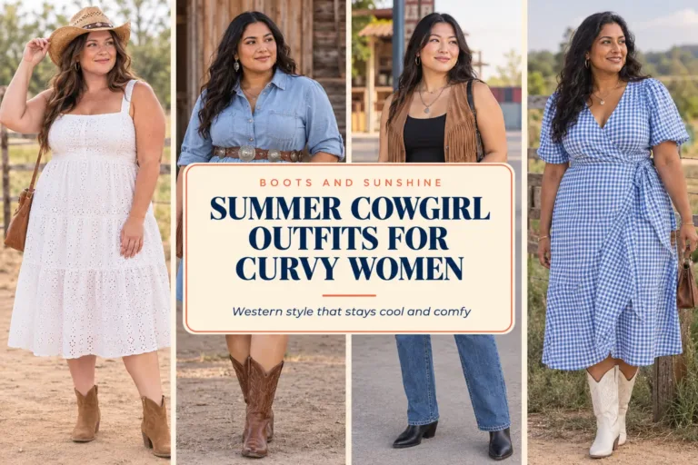 10 Gorgeous Plus Size Summer Cowgirl Outfits for Curvy Women
