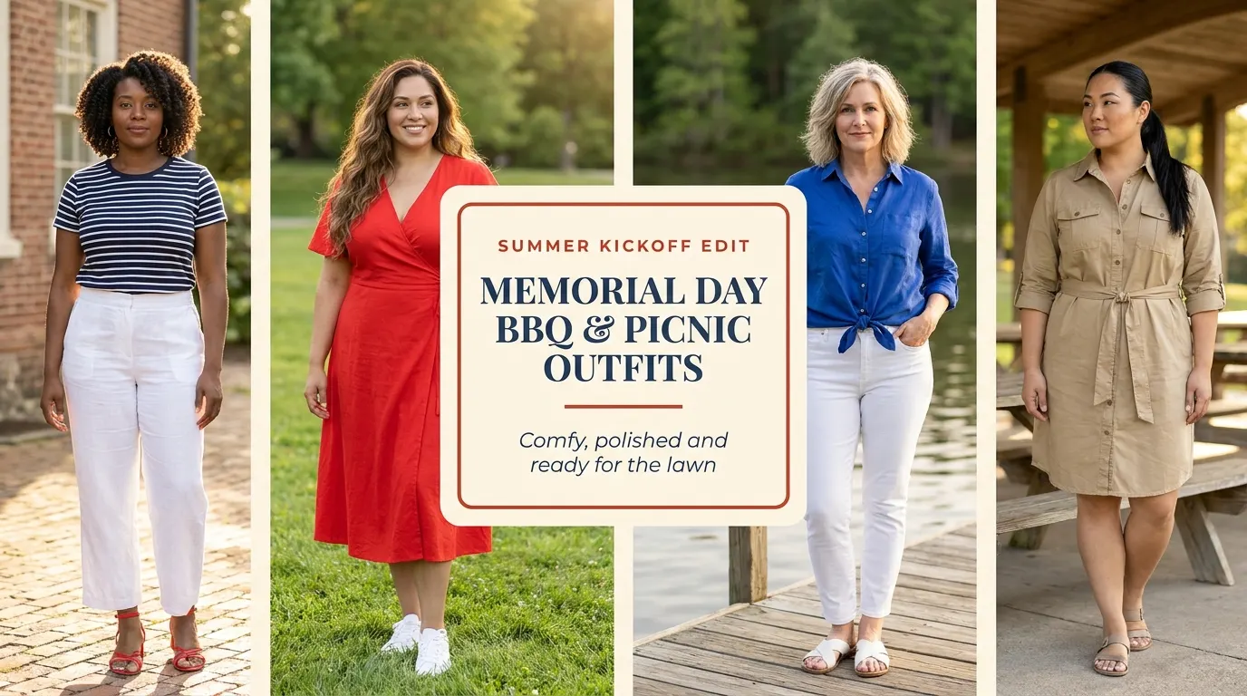 10 Memorial Day Picnic Outfits for Curvy Women