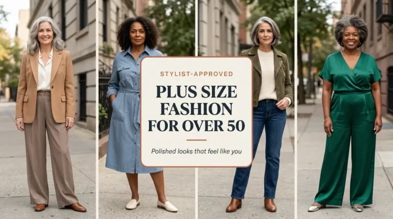 10 Plus Size Fashion Looks for Women Over 50