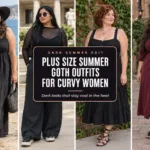 10 Plus Size Summer Goth Outfits for Curvy Women