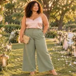 10 Plus Size Wedding Guest Pants Outfits You'll Actually Wear