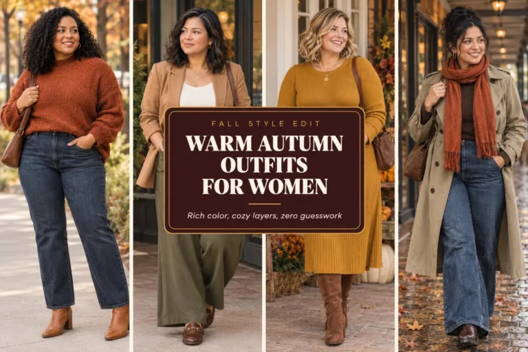 10 Warm Autumn Outfits for Women Who Love Rich Fall Color