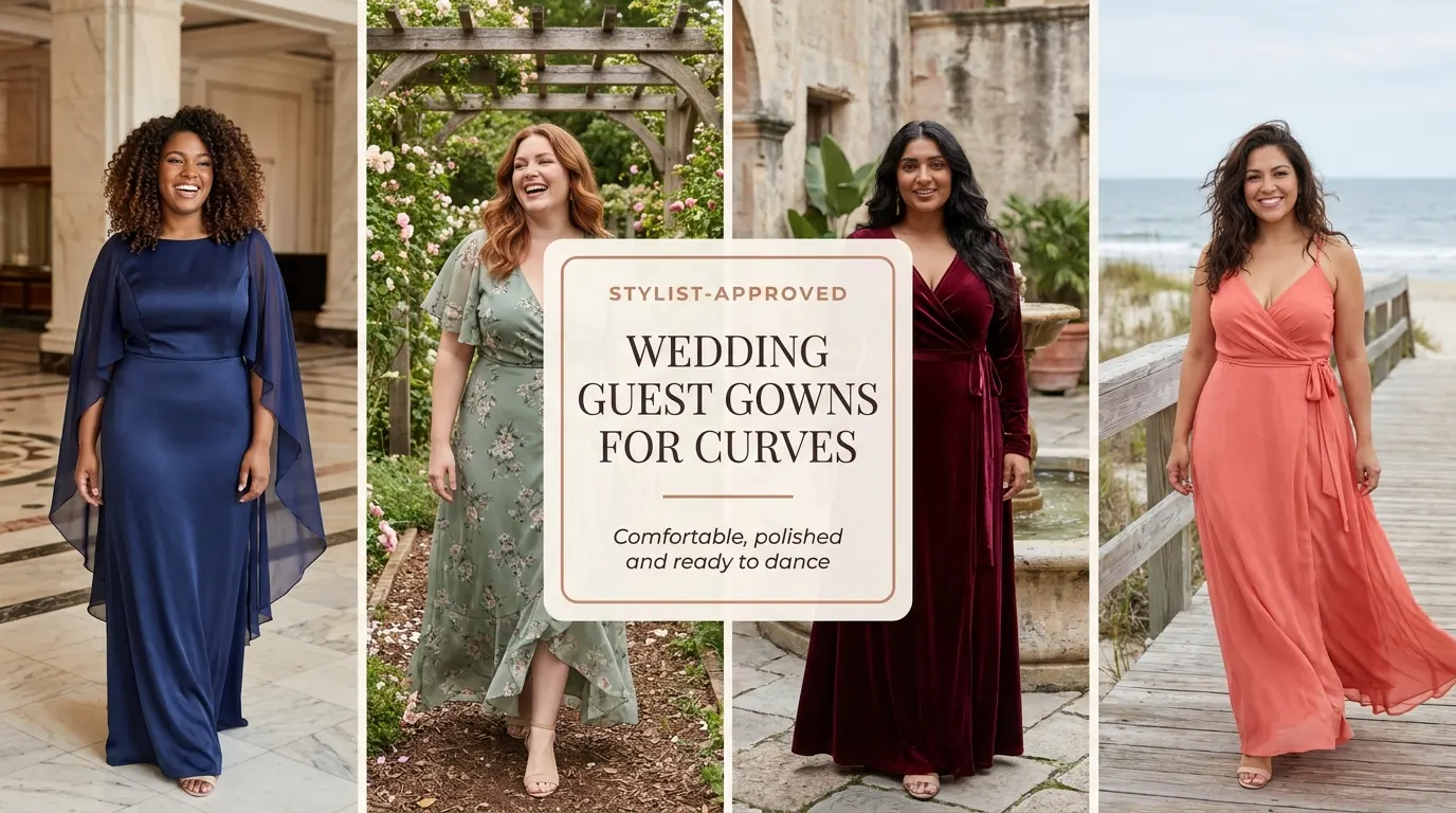 10 Wedding Guest Gowns for a Belly That Feel Gorgeous