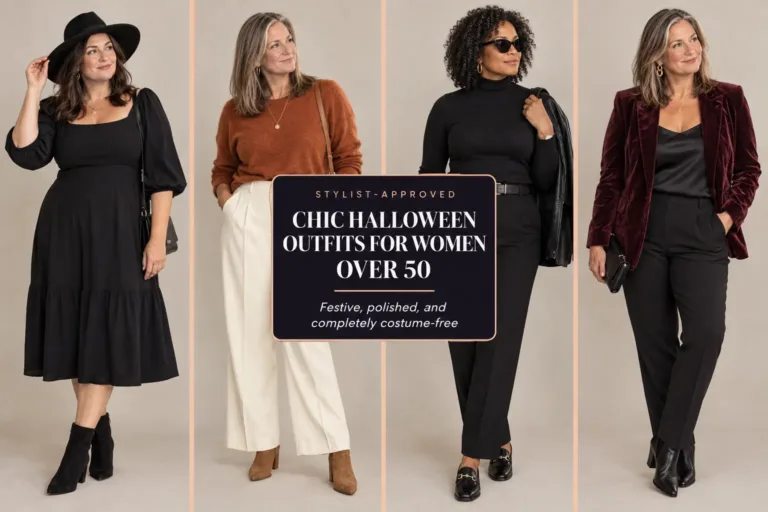 Chic Halloween Looks Over 50