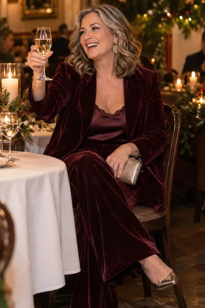 Christmas Cocktail Outfits for Women Over 50 