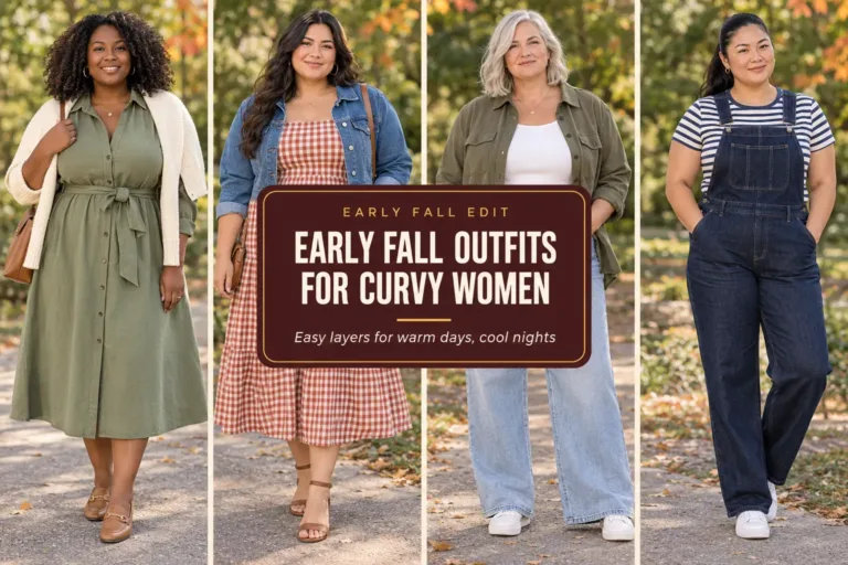 Early Fall Outfits for Curvy Women