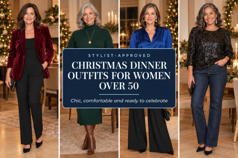 15 Gorgeous Christmas Dinner Outfit Ideas for Women Over 50