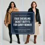 How to Style a Faux Shearling Jacket With Ease