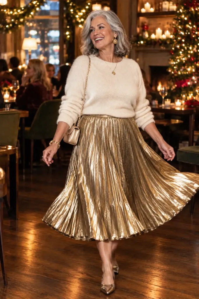 15 Gorgeous Christmas Dinner Outfit Ideas for Women Over 50 13 Christmas Dinner Outfit Ideas for Women Over 50