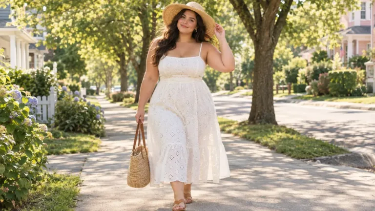 Plus Size Aesthetic Summer Outfits for Curvy Women