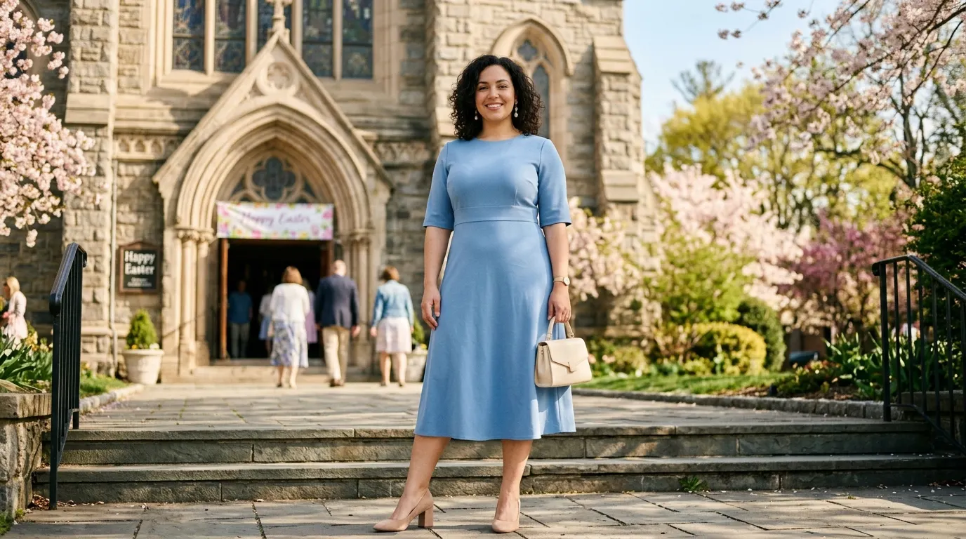 Plus Size Easter Dresses for Curvy Women