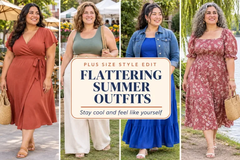 Plus Size Flattering Summer Outfits Women Actually Wear
