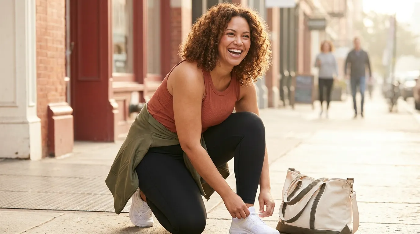 Plus Size Gym Outfits That Stop Thigh Rub & Ride-Up