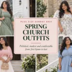 Plus Size Spring Church Outfits