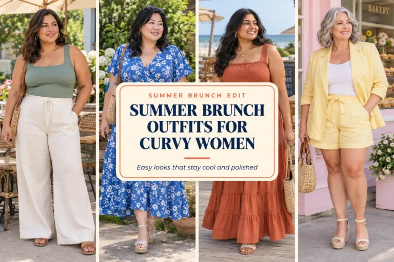 Plus Size Summer Brunch Outfits for Curvy Women
