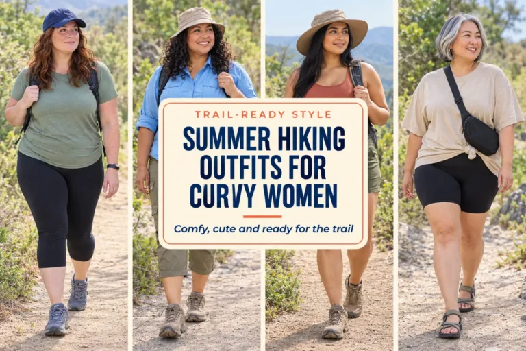 Plus Size Summer Hiking Outfits for Curvy Women
