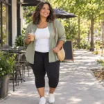 Plus Size Summer Legging Outfits