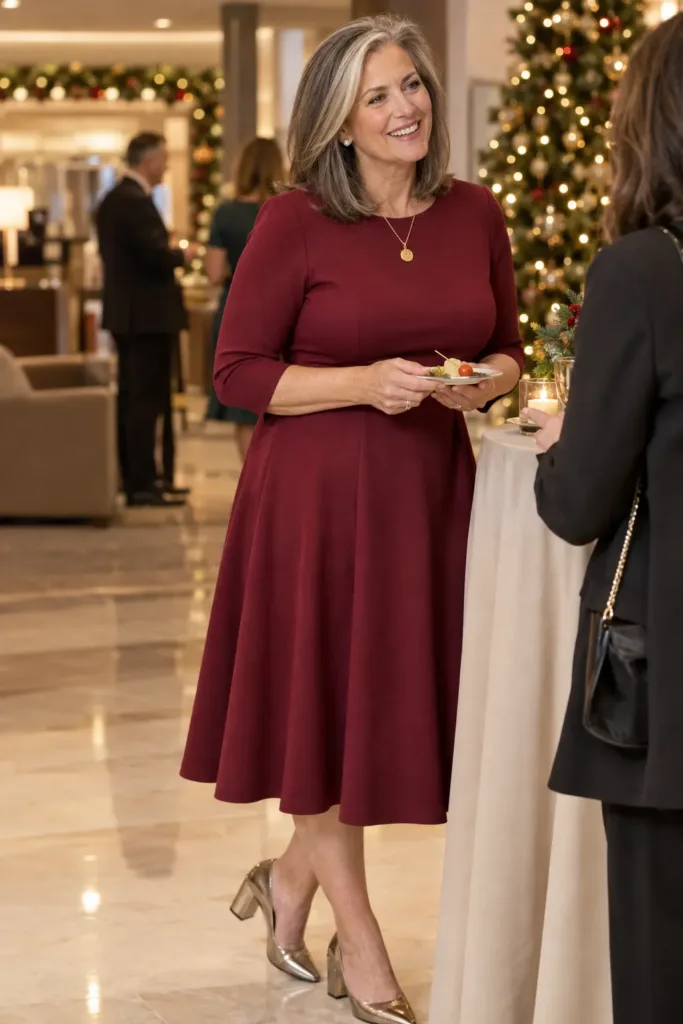 Christmas Cocktail Outfits for Women Over 50 