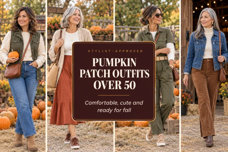 10 Amazing Pumpkin Patch Outfits for Women Over 50