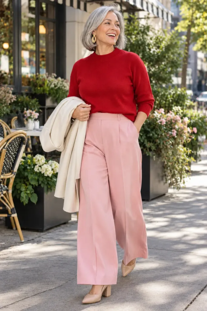 Chic Christmas Lunch Outfit Ideas for Women Over 50