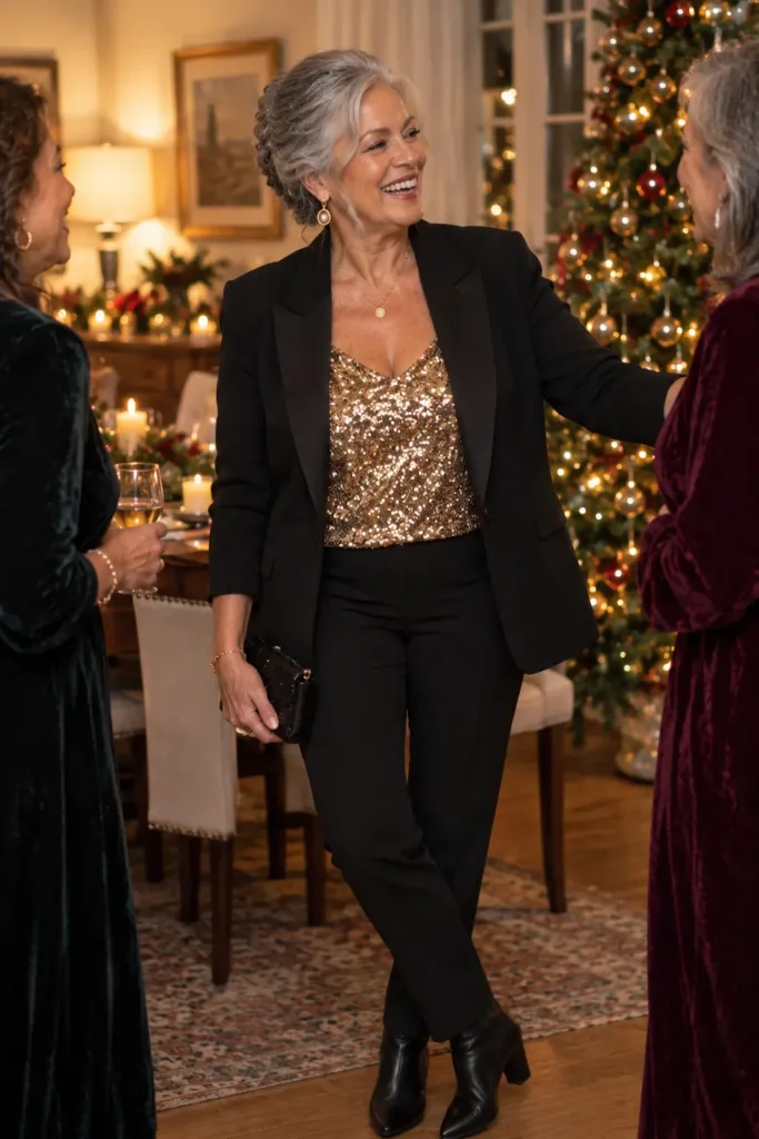 15 Gorgeous Christmas Dinner Outfit Ideas for Women Over 50 15 Christmas Dinner Outfit Ideas for Women Over 50