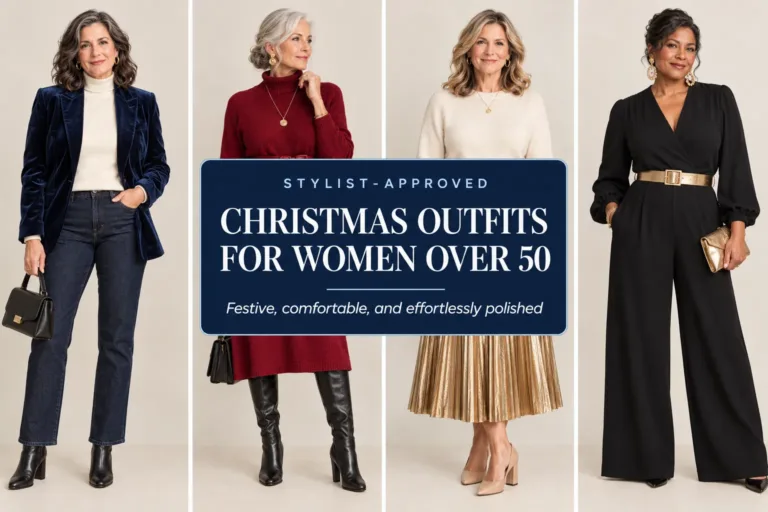 12 Stunning Chic Christmas Outfits for Women Over 50 to Try This Winter