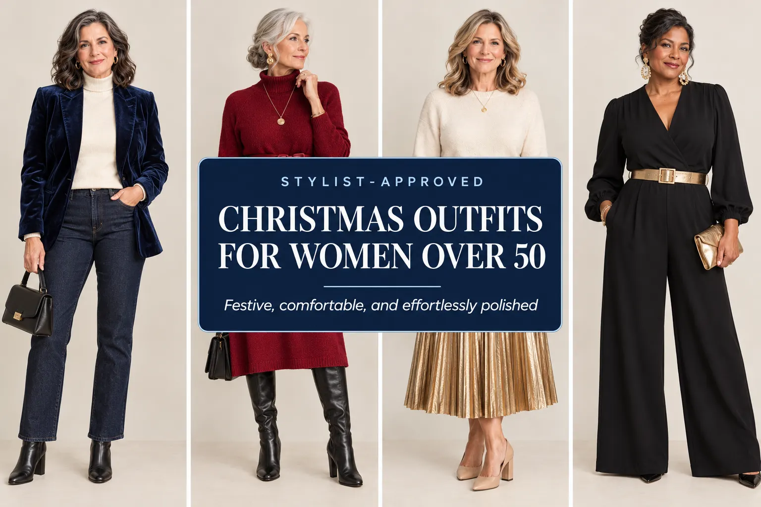 Stylish Christmas Looks Over 50