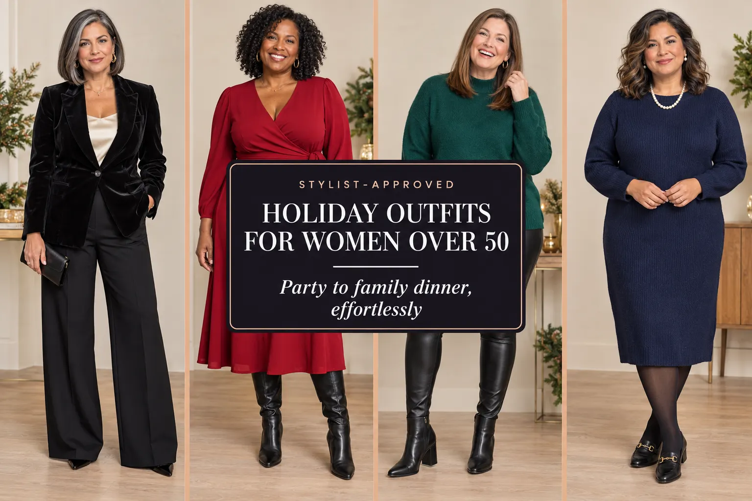Stylist-Approved Holiday Looks for Women Over 50