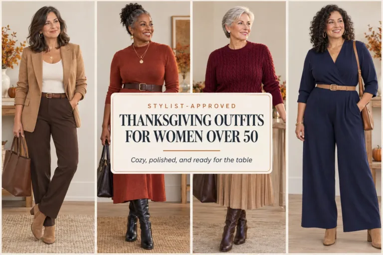 Stylist-Approved Thanksgiving Outfits for Women Over 50