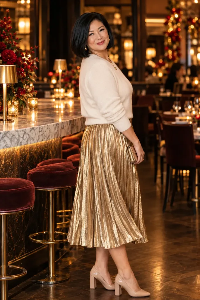 Chic Christmas Outfits for Women Over 50