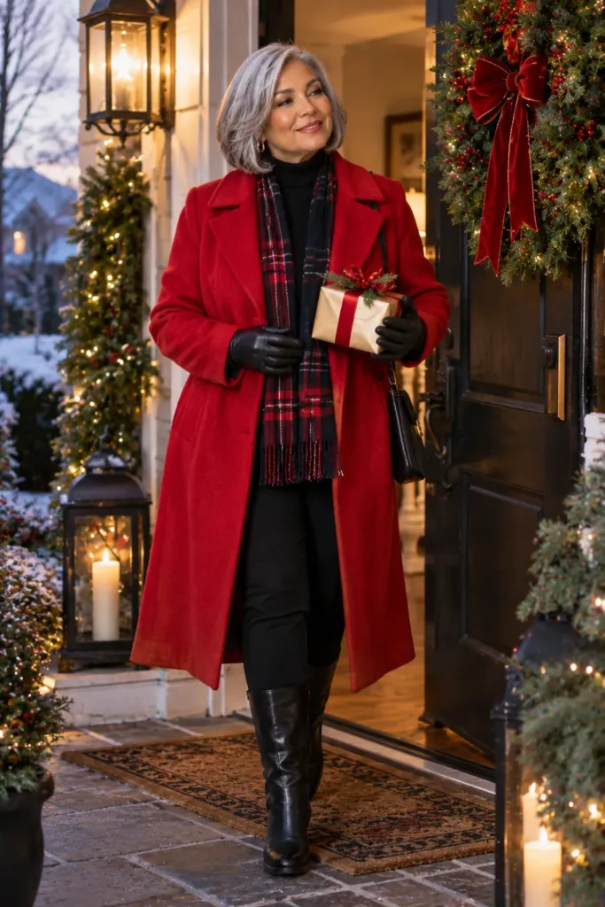 Chic Christmas Outfits for Women Over 50