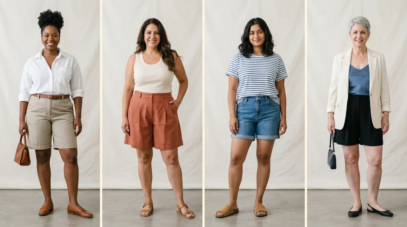Chic Shorts Outfits for Late Summer