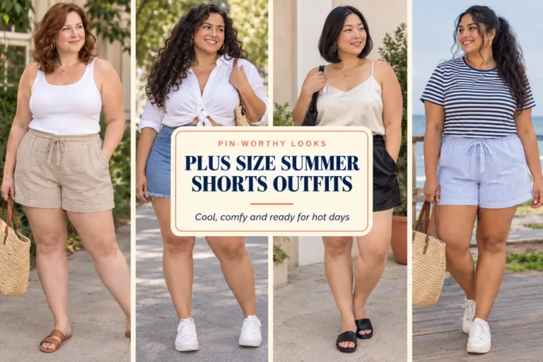 plus-size-summer-shorts-outfits